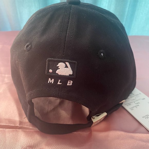 Peaked Cap Drivers Cap MLB White Embroidered Logo Baseball Cap Sun Hat - Picture 7 of 14